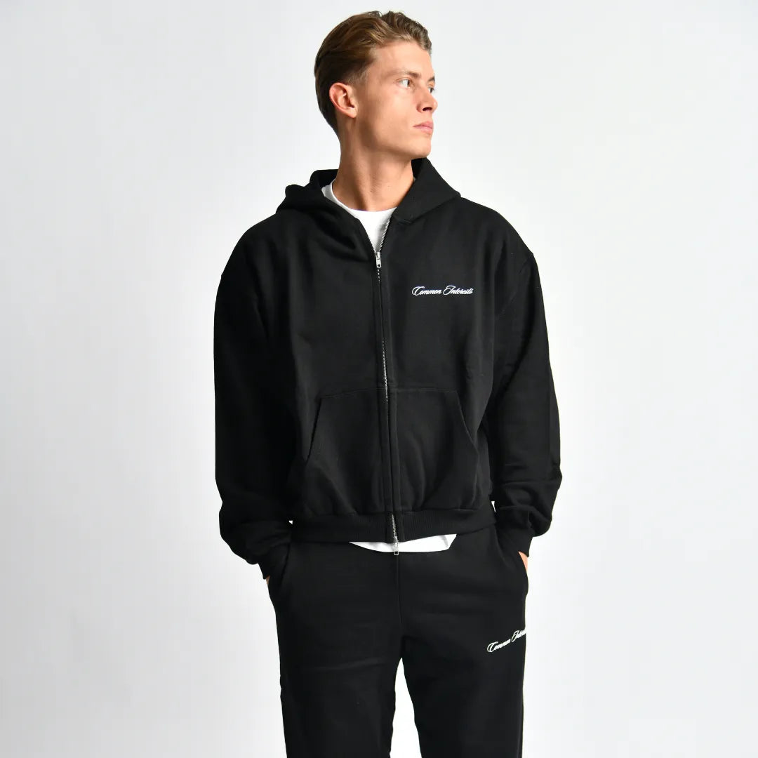 Classic Zip Hoodie Black